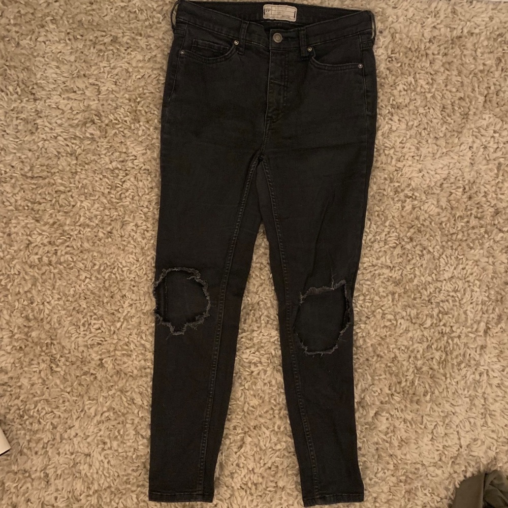 Free people busted knee jeans
